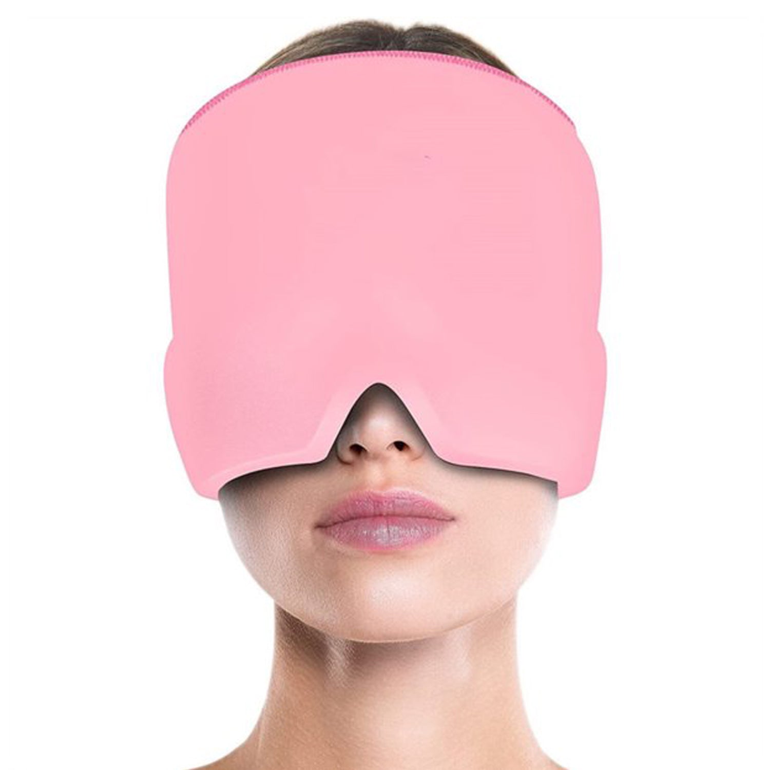 Headache relief mask with cooling effect Headache relief mask with cooling effect